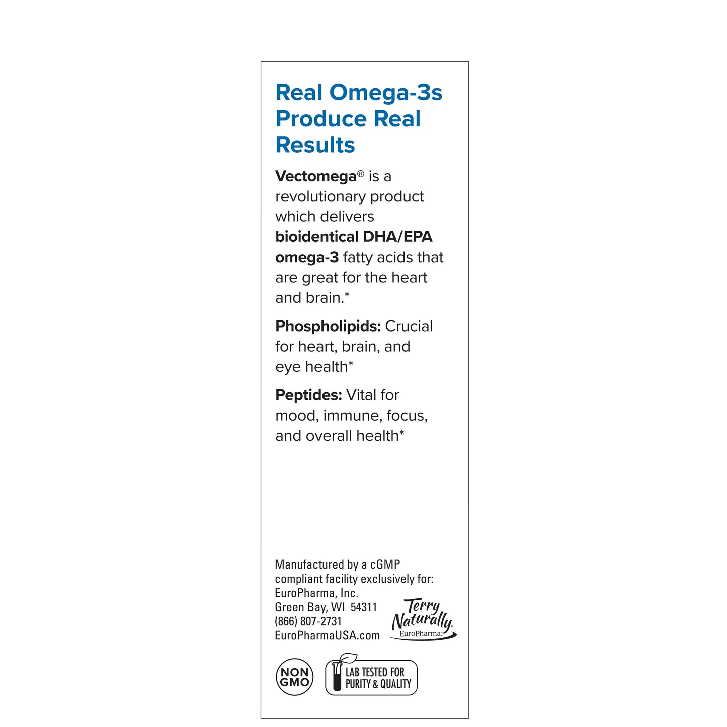 Terry Naturally Vectomega 60 Tablets