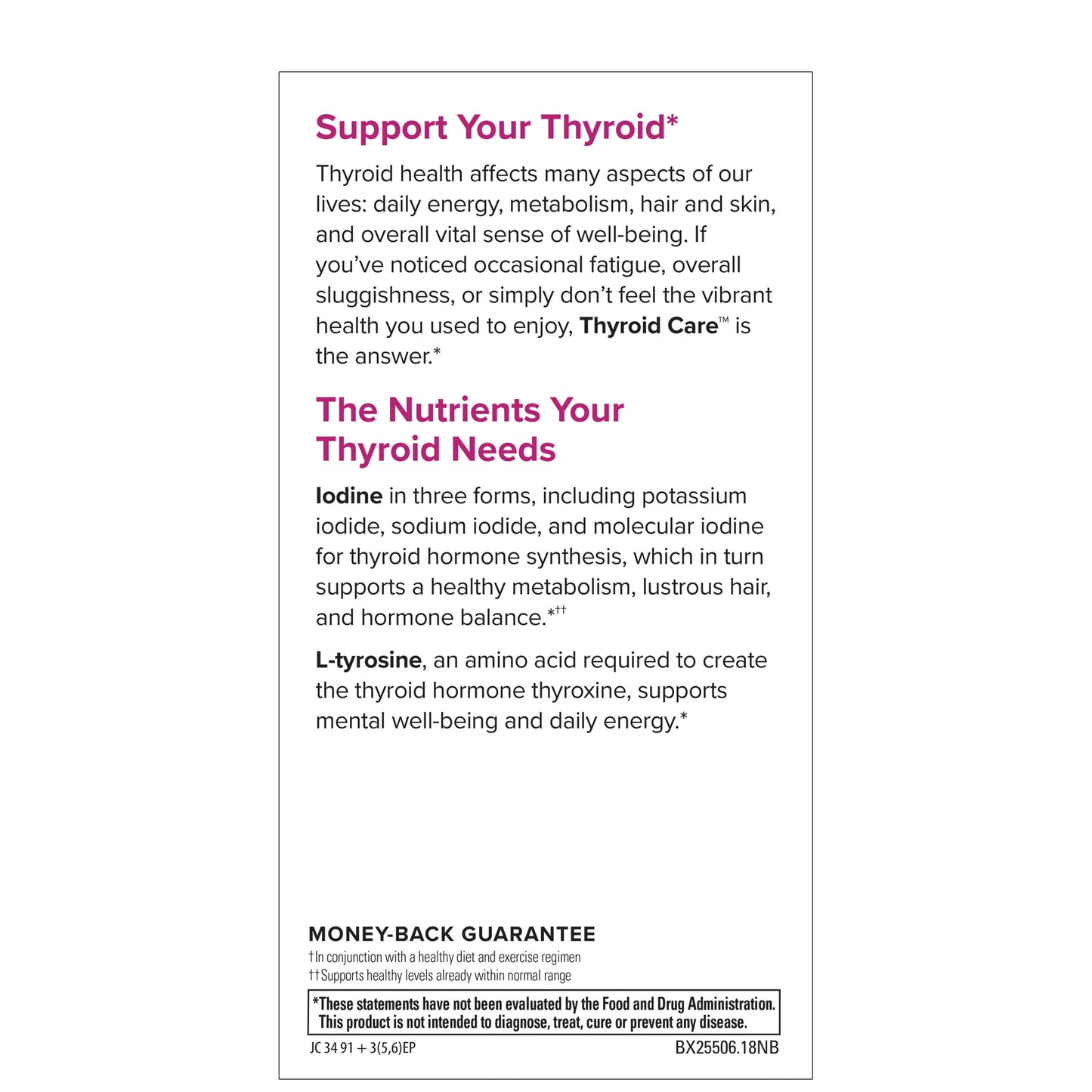 Terry Naturally Thyroid Care 60 Capsules
