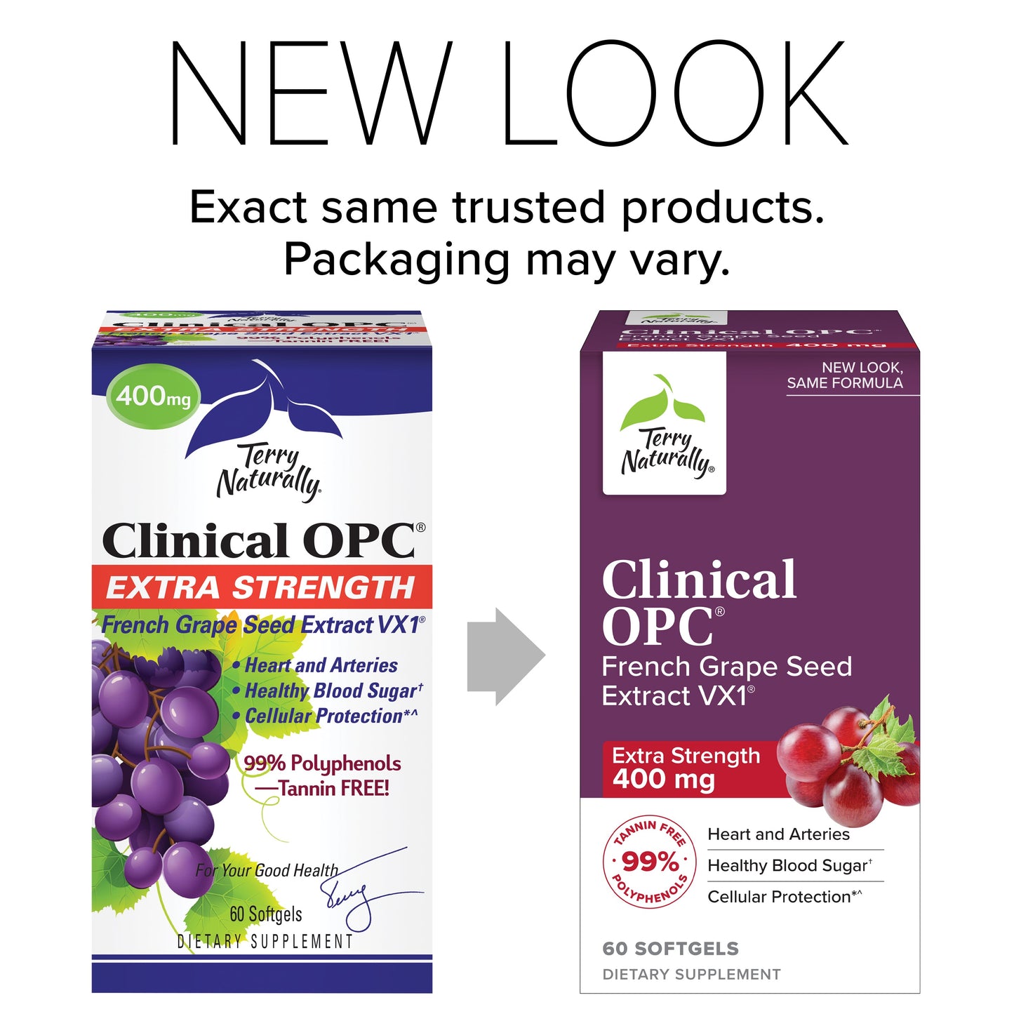 Terry Naturally Clinical OPC Extra Strength 400 mg 60 Softgels
