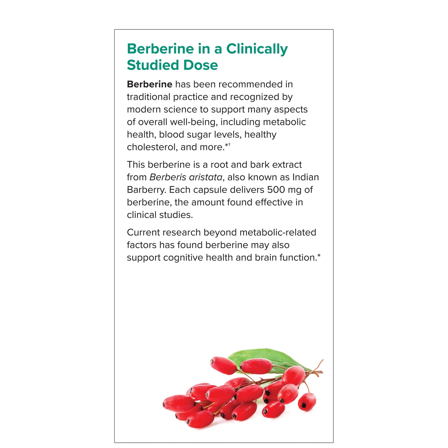 Terry Naturally Berberine 500 mg, 60 Capsules, by Europharma