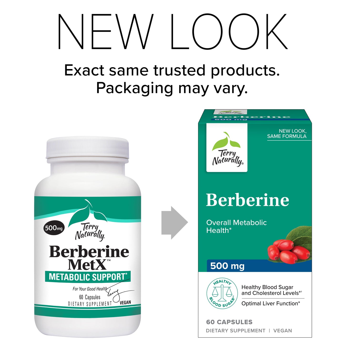Terry Naturally Berberine 500 mg, 60 Capsules, by Europharma