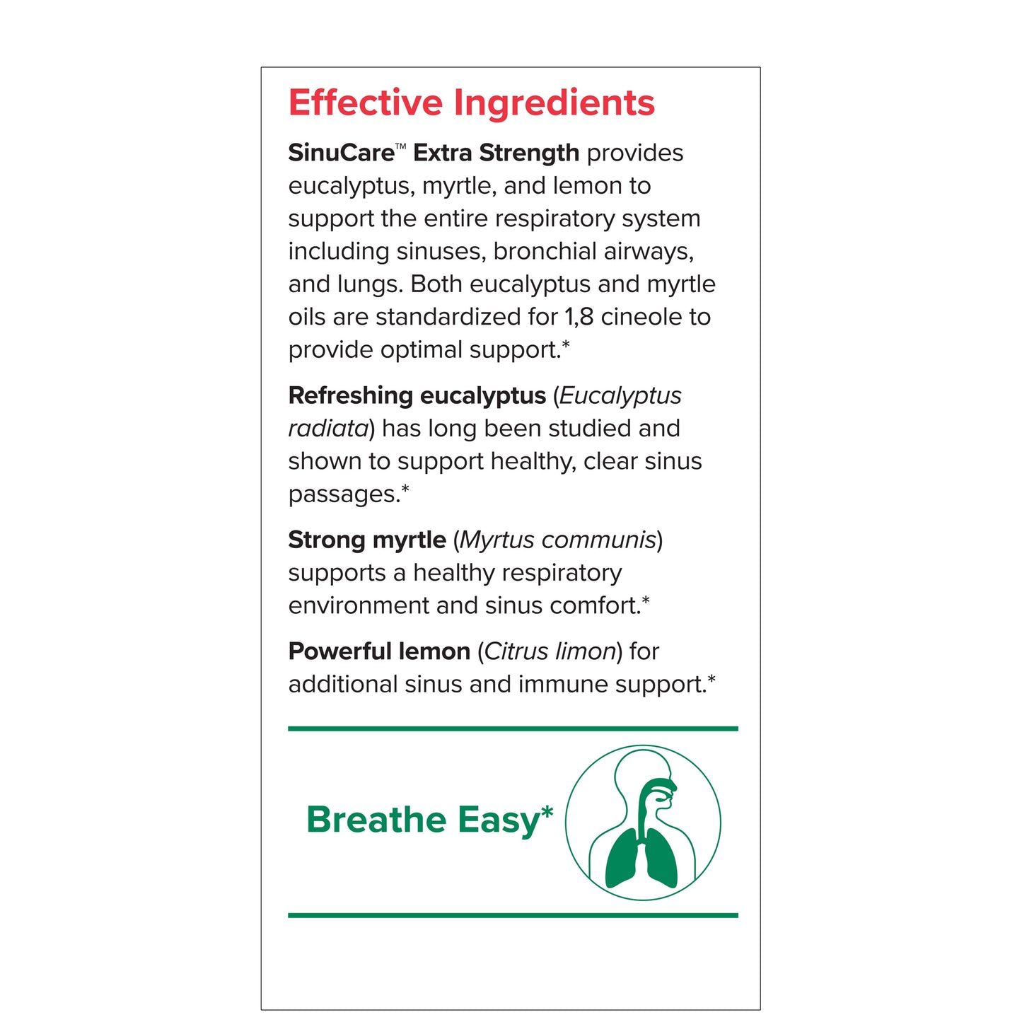 Terry Naturally SinuCare Extra Strength 30 Softgels