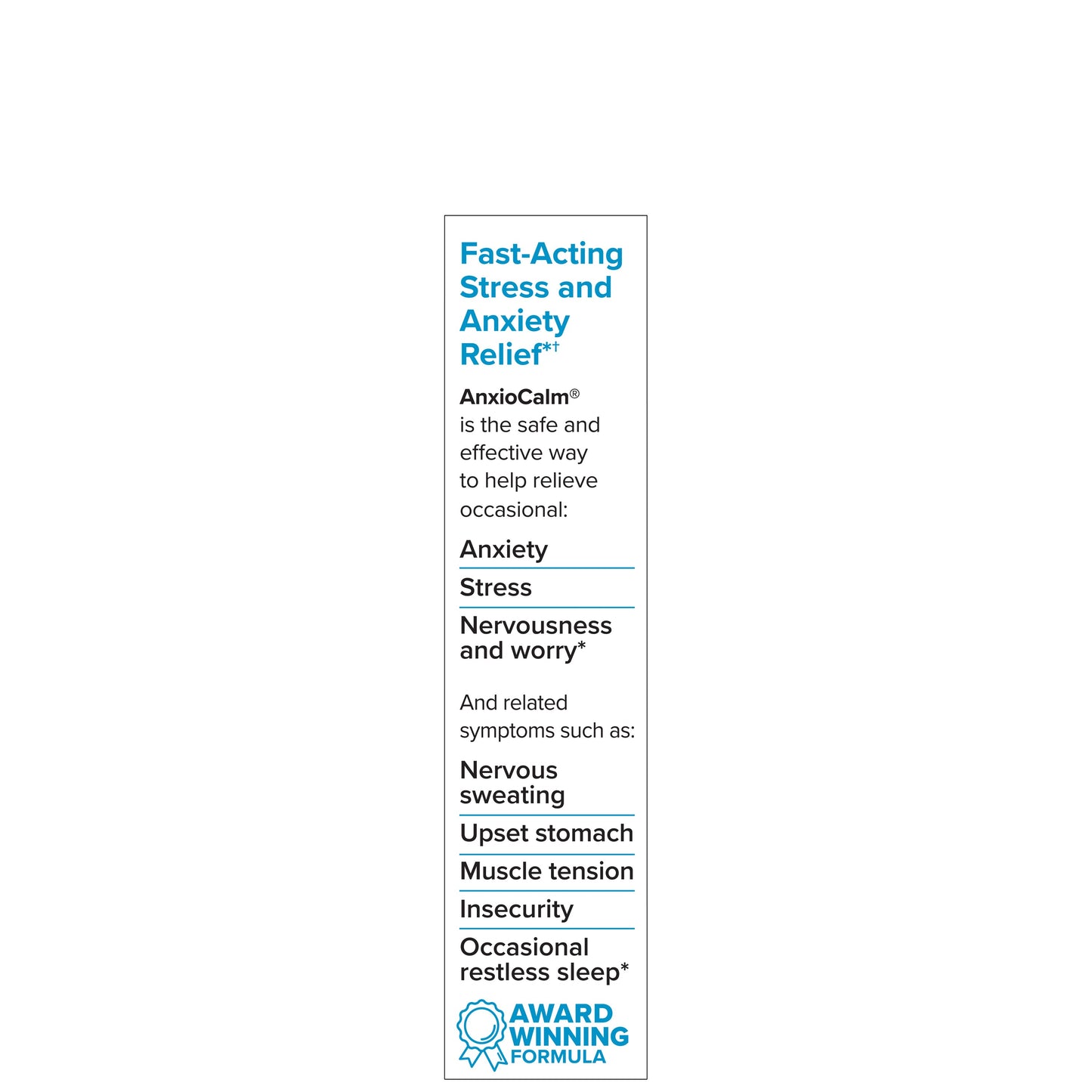 Terry Naturally AnxioCalm 45 Tablets