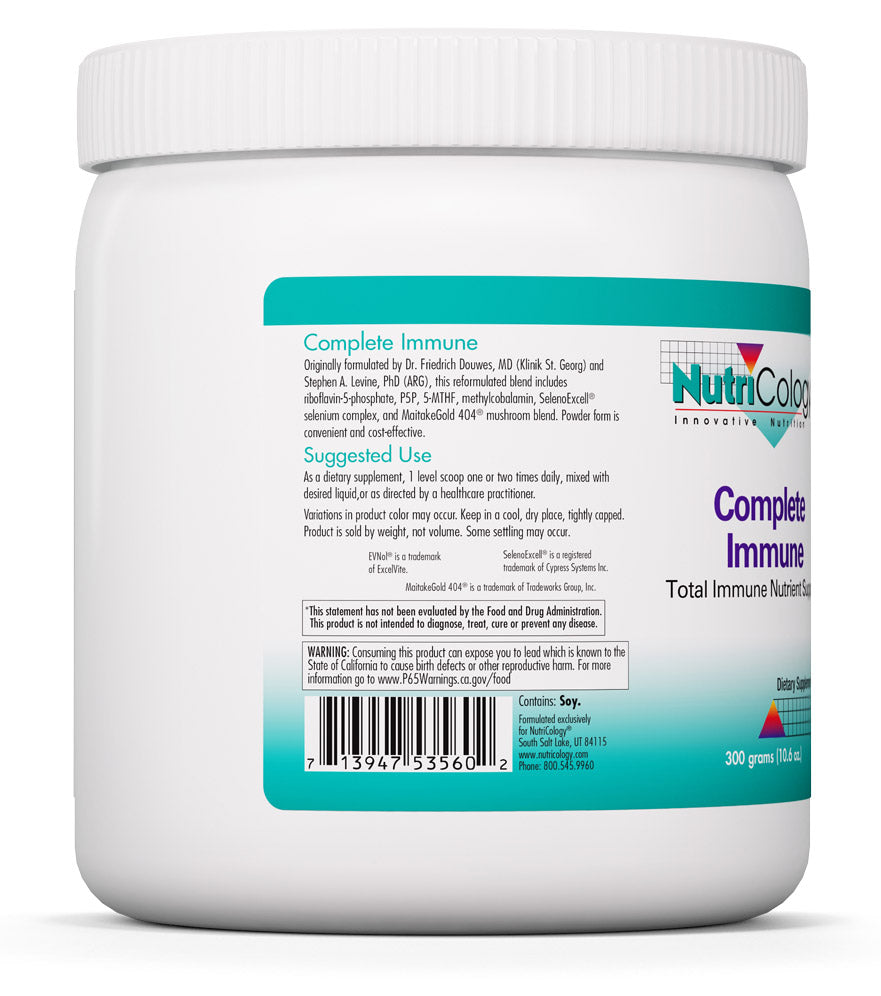 Complete Immune 300 g (10.6 oz) by Nutricology best price