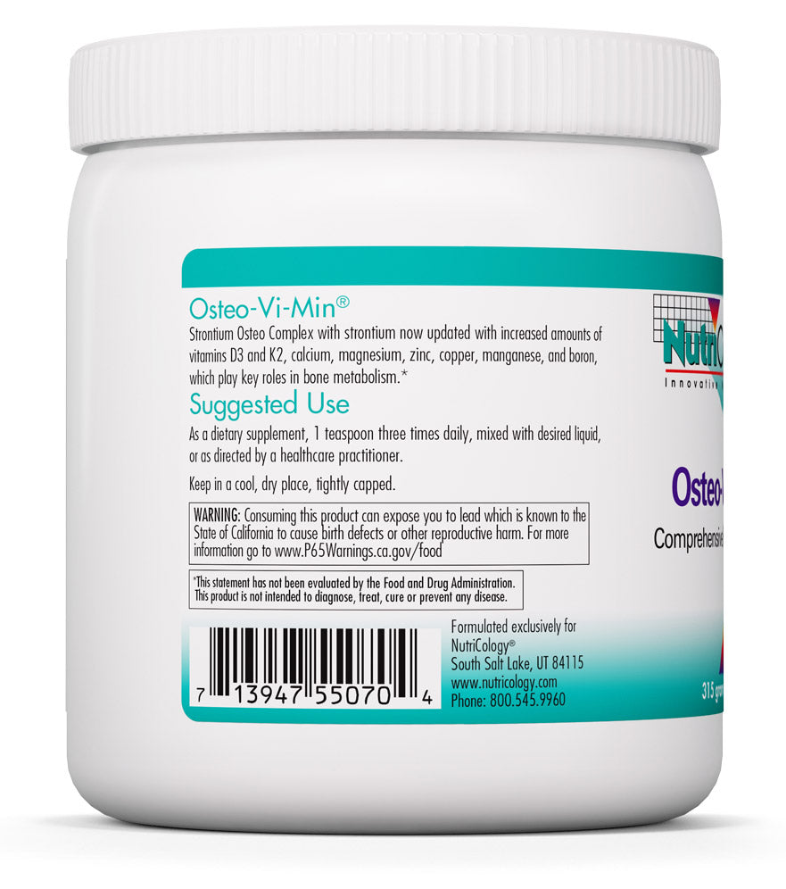 Osteo-Vi-Min 315 g (11.1 oz) by Nutricology best price