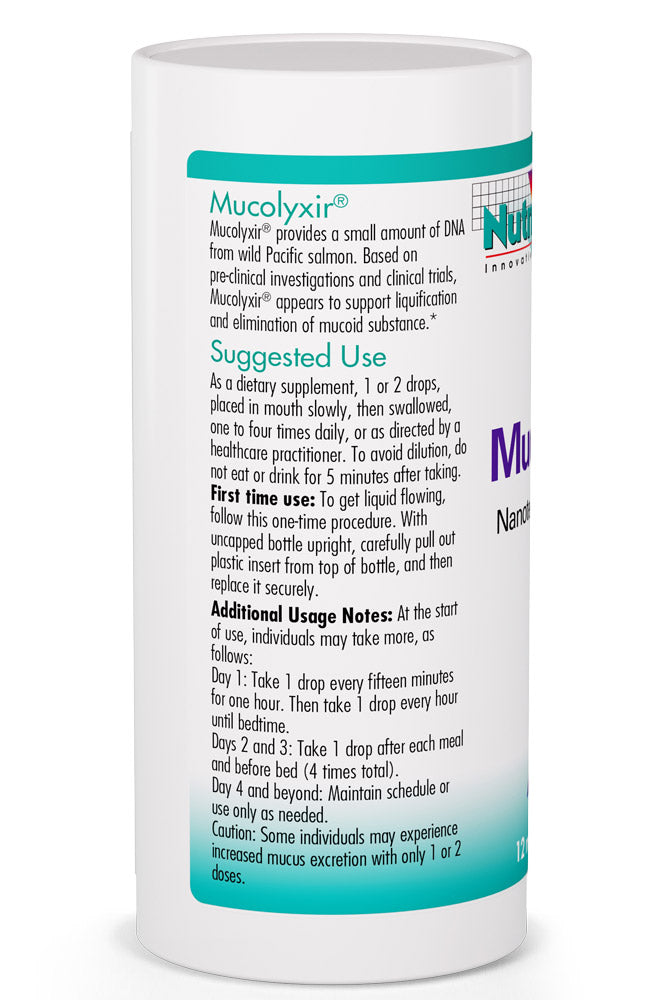 Mucolyxir 12 ml (0.4 fl oz) by Nutricology best price