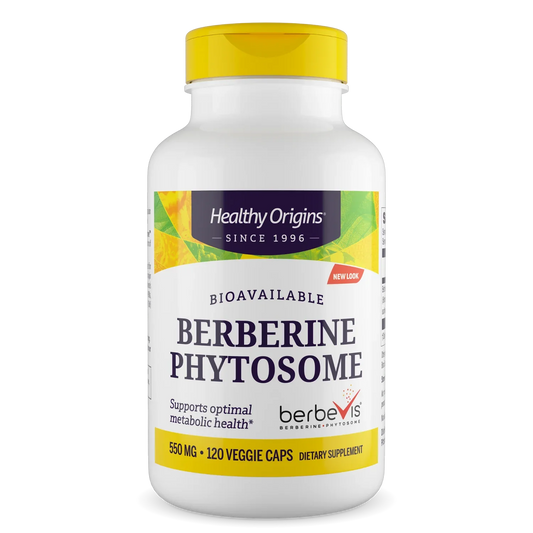 Berberine Phytosome 550 mg 120 Veggie caps by Healthy Origins