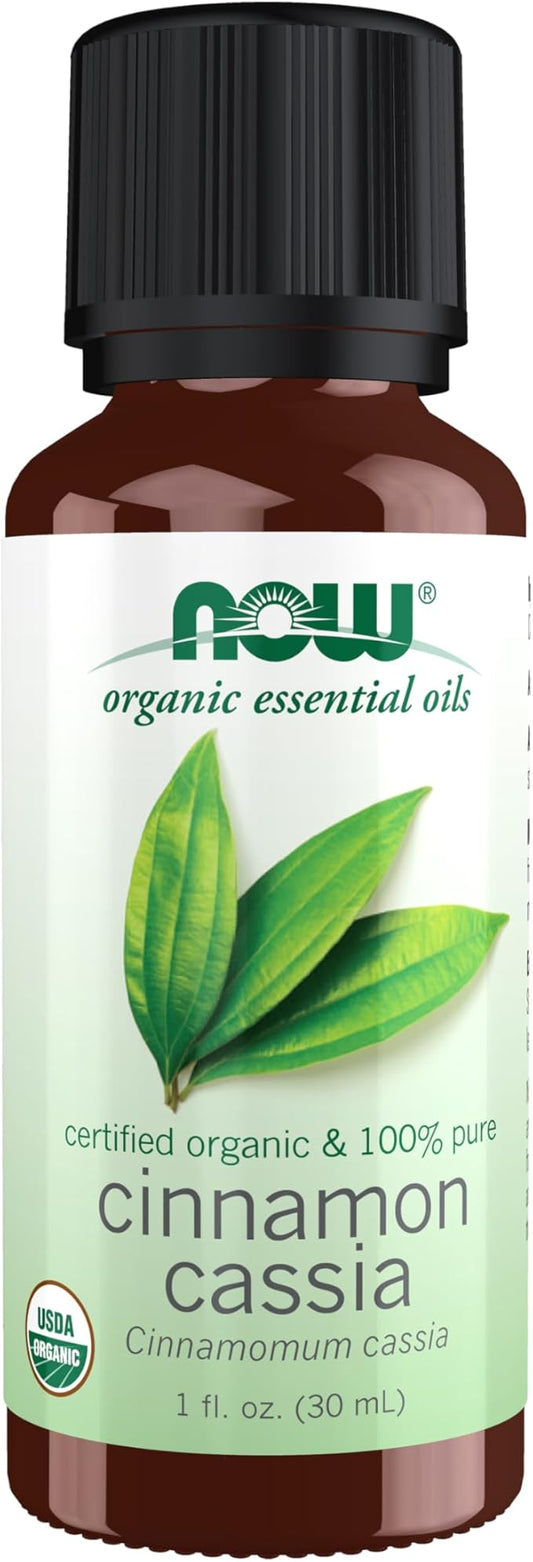 Organic Cinnamon Cassia, 1 fl oz (30 ml) by NOW