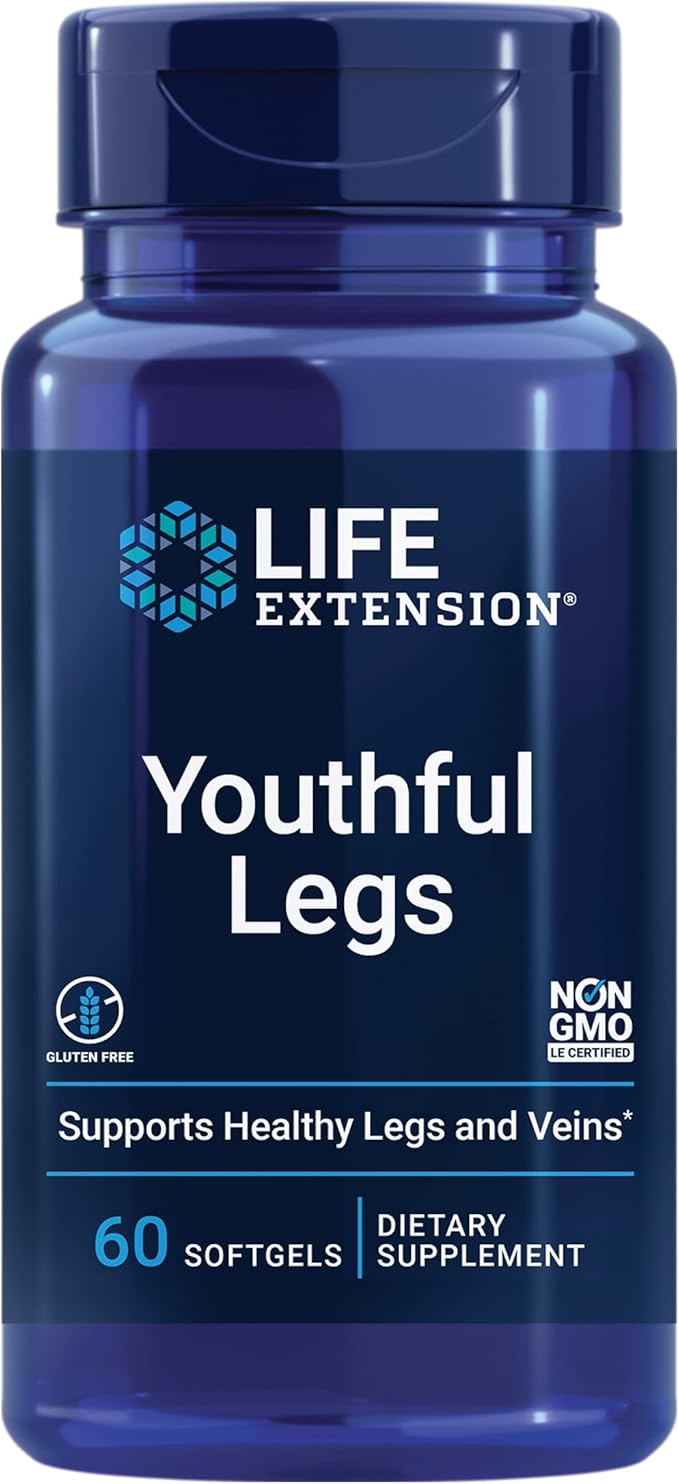 Youthful Legs, 60 Softgels by Life Extension
