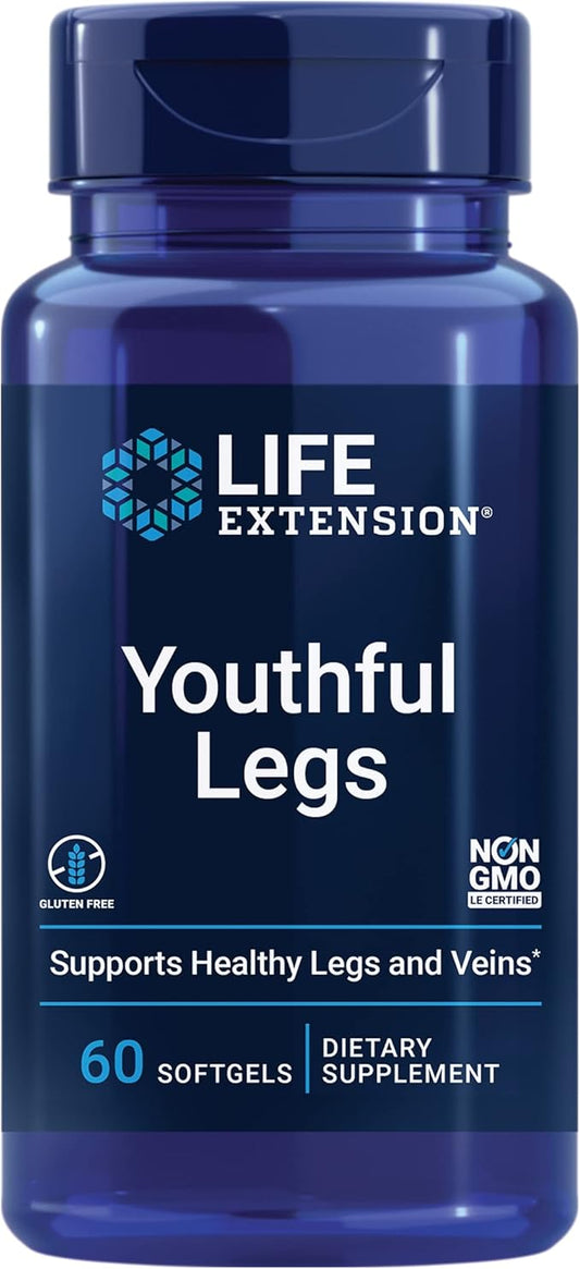 Youthful Legs, 60 Softgels by Life Extension
