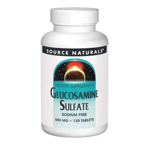 Glucosamine Sulfate 500 mg 120 Tablets by Source Naturals