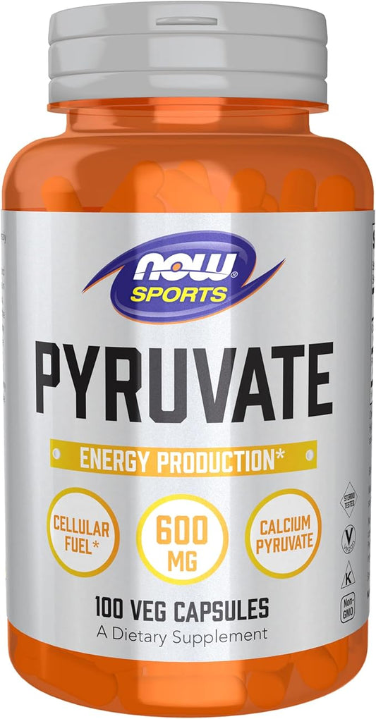 Pyruvate, 600 mg, 100 Veg Capsules by NOW