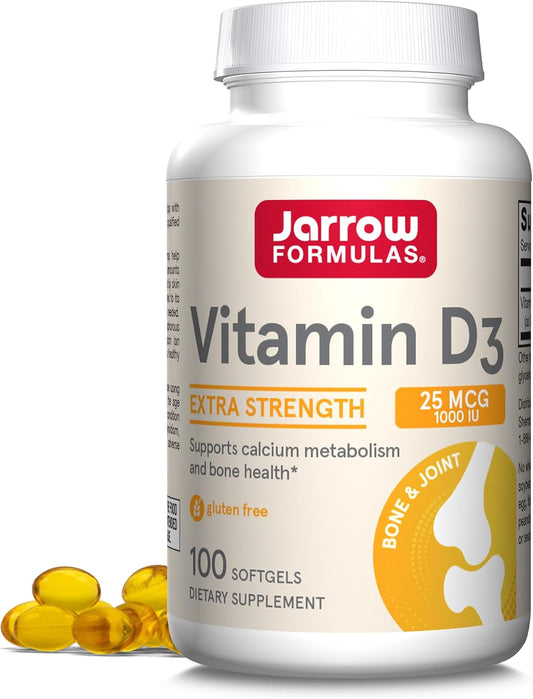 Vitamin D3 25 mcg (1000 IU) 100 Softgels