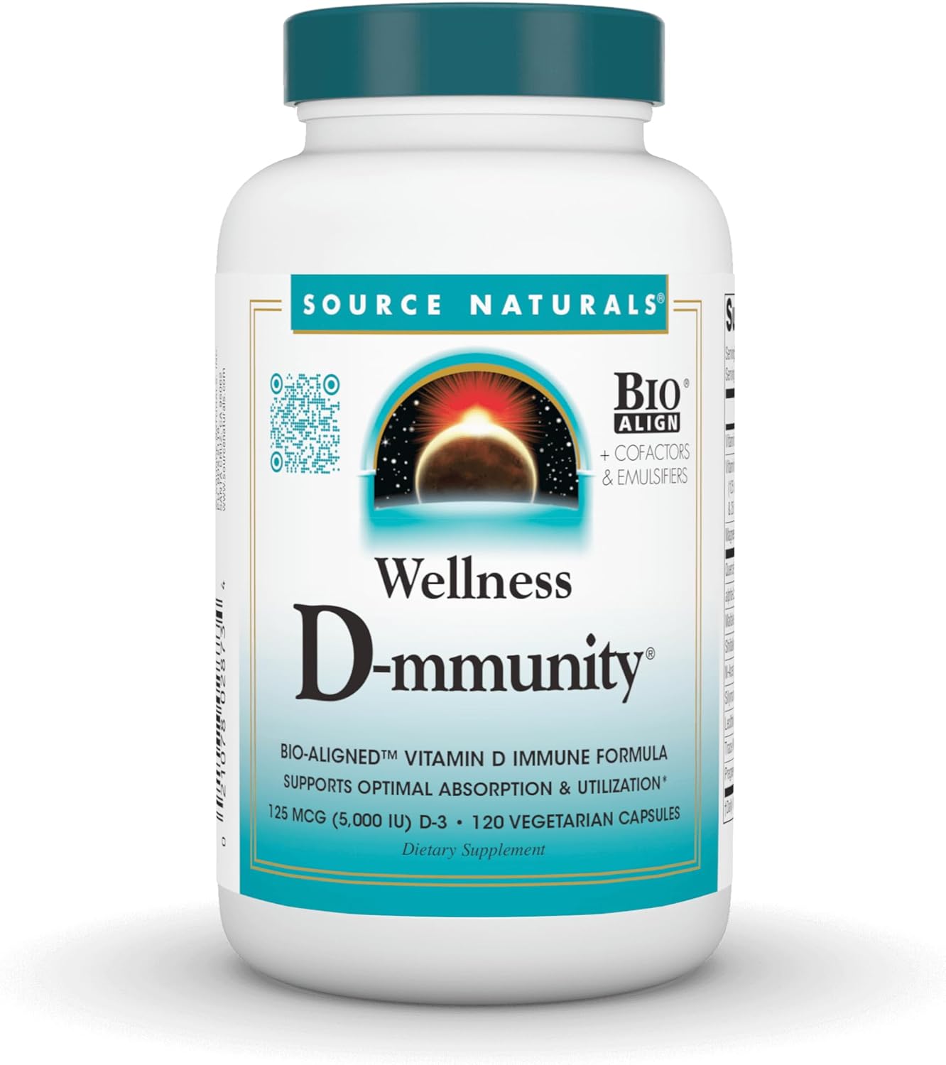 Wellness D-mmunity™, 120 Vegetarian Capsules by Source Naturals