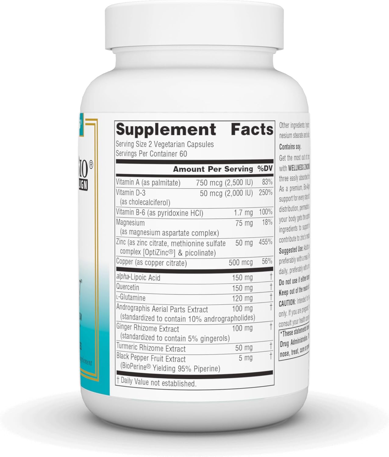 Wellness ZincMunity™, 120 Vegetarian Capsules by Source Naturals