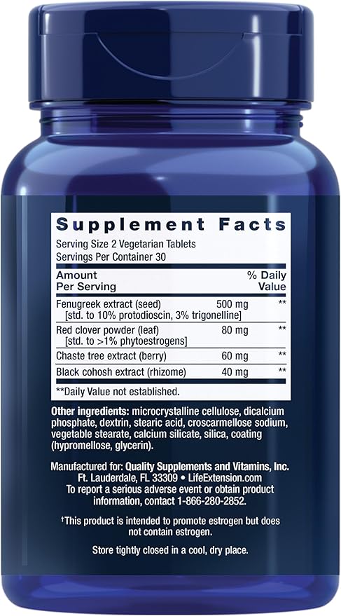 Women's Health, Estrogen Balance Elite, 60 Vegetarian Tablets by Life Extension