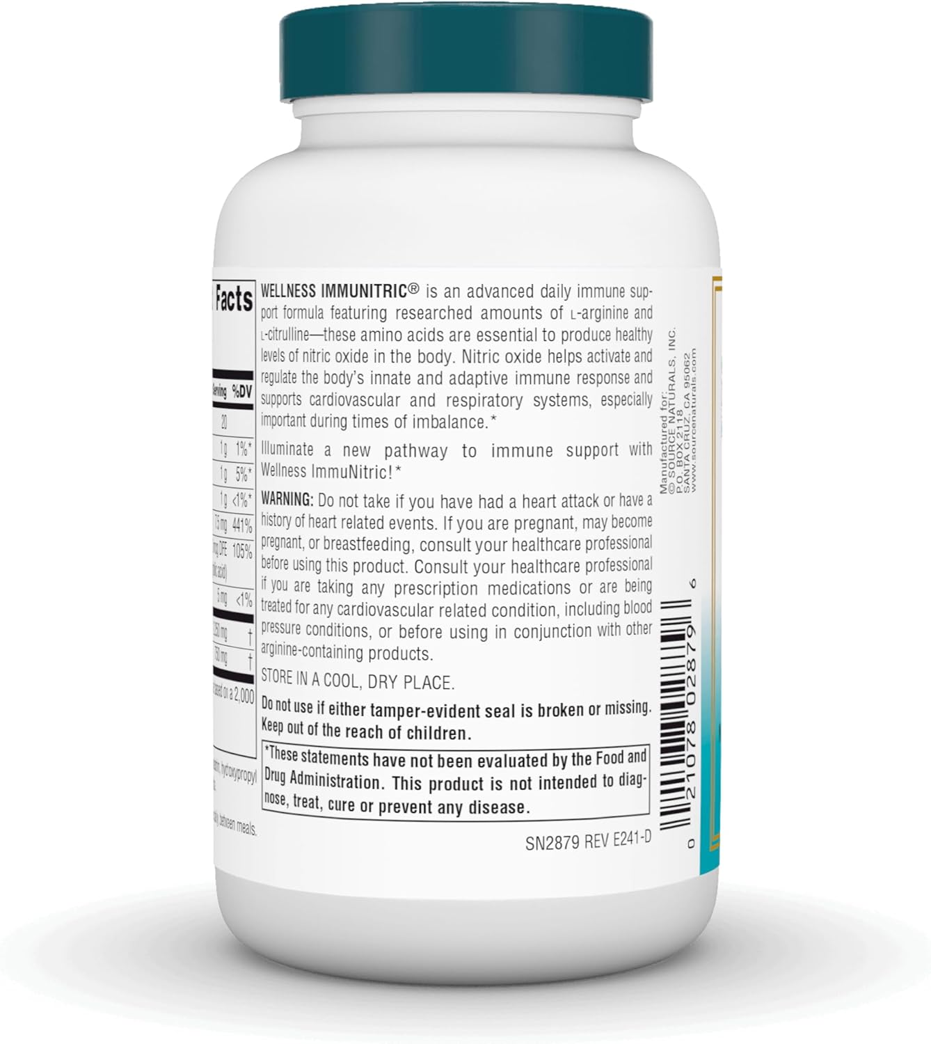 Wellness ImmuNitric, 90 Tablets by Source Naturals