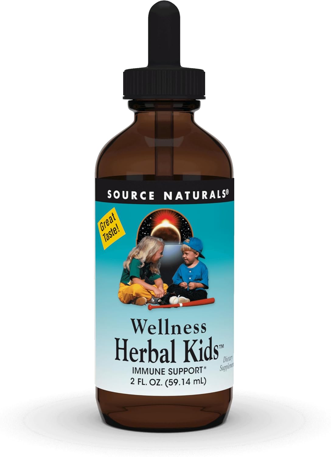 Wellness Herbal Kids 2 fl. oz. (59.14 ml) by Source Naturals