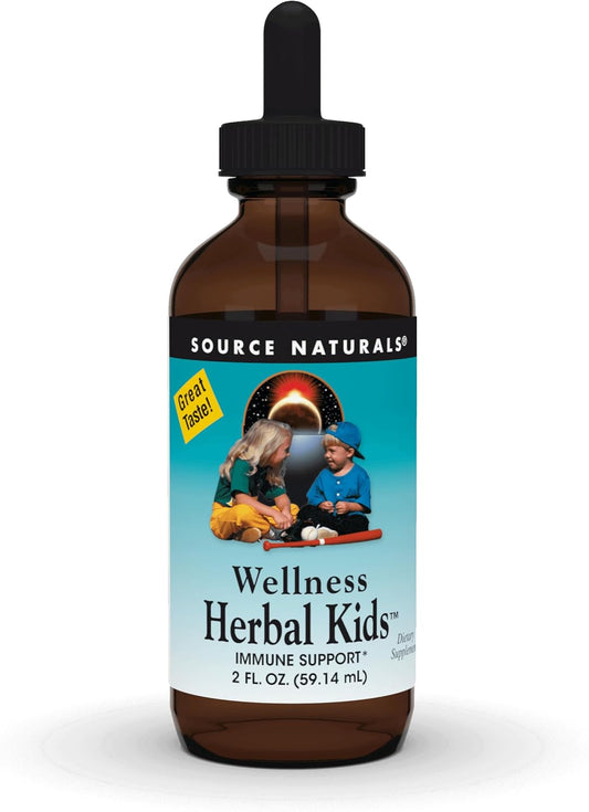 Wellness Herbal Kids 2 fl. oz. (59.14 ml) by Source Naturals