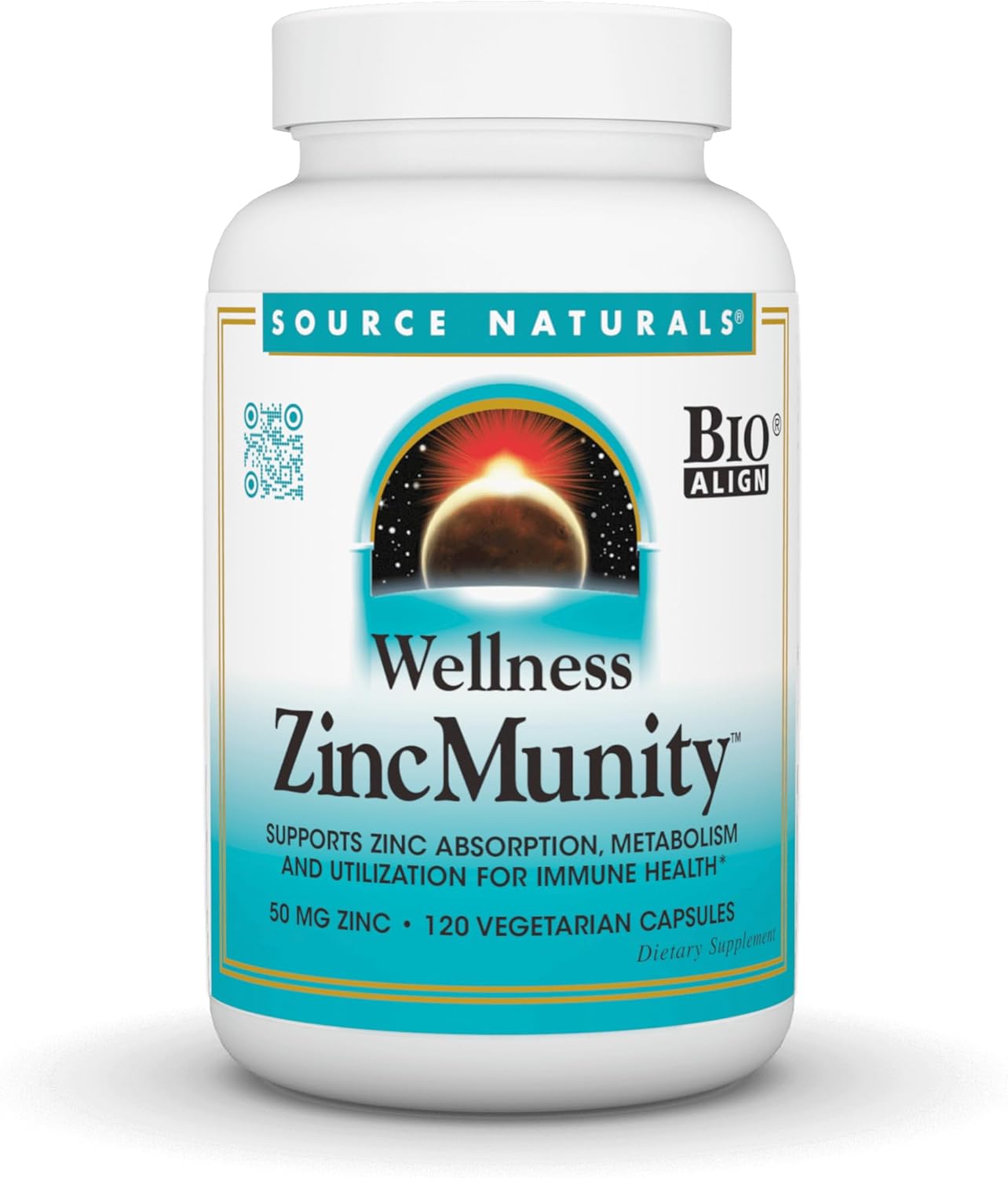 Wellness ZincMunity™, 120 Vegetarian Capsules by Source Naturals