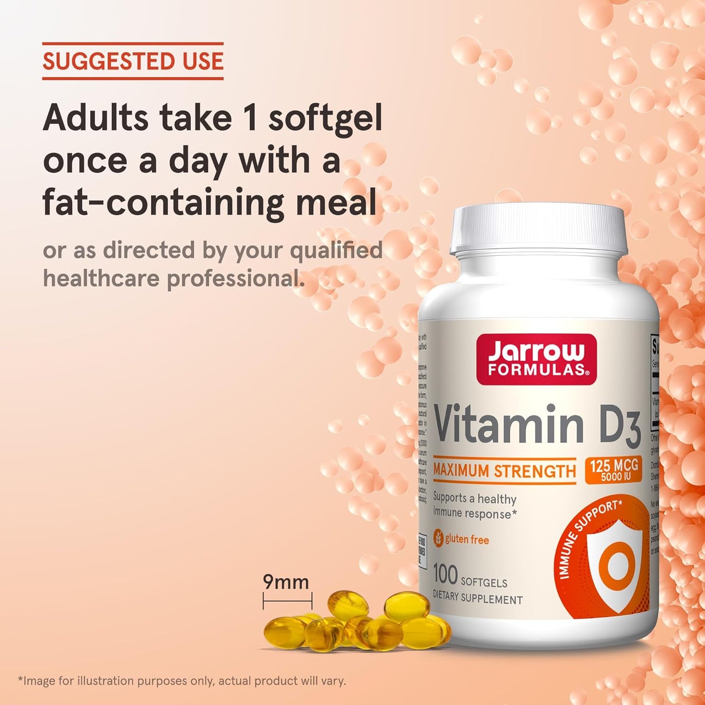 Vitamin D3 5000 IU 100 Softgels