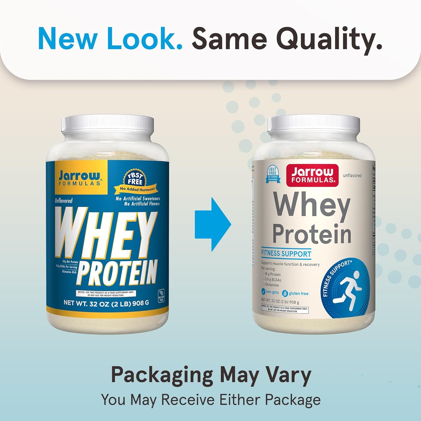 Whey Protein Unflavored 2 lbs (908 g)