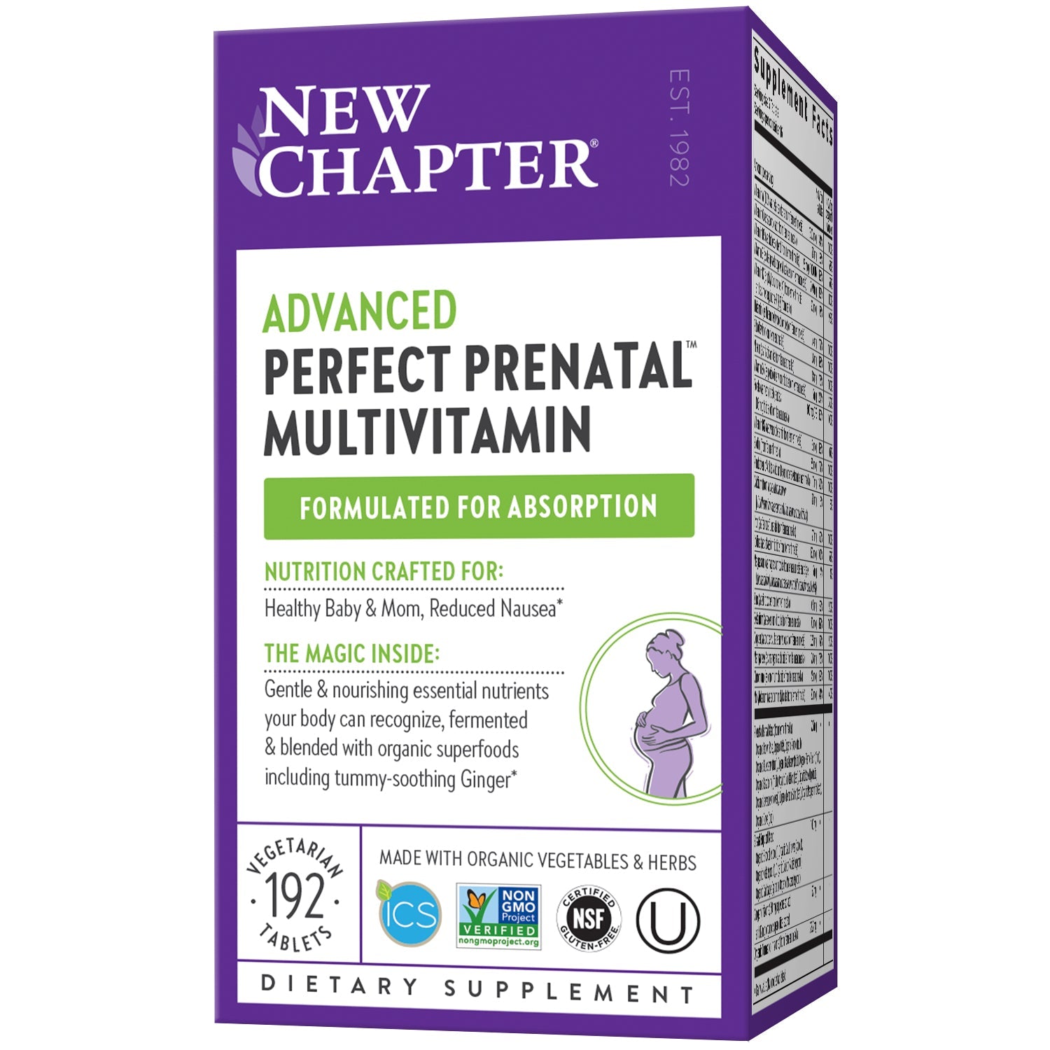 Perfect Prenatal Multivitamin 192 Tablets by New Chapter best price