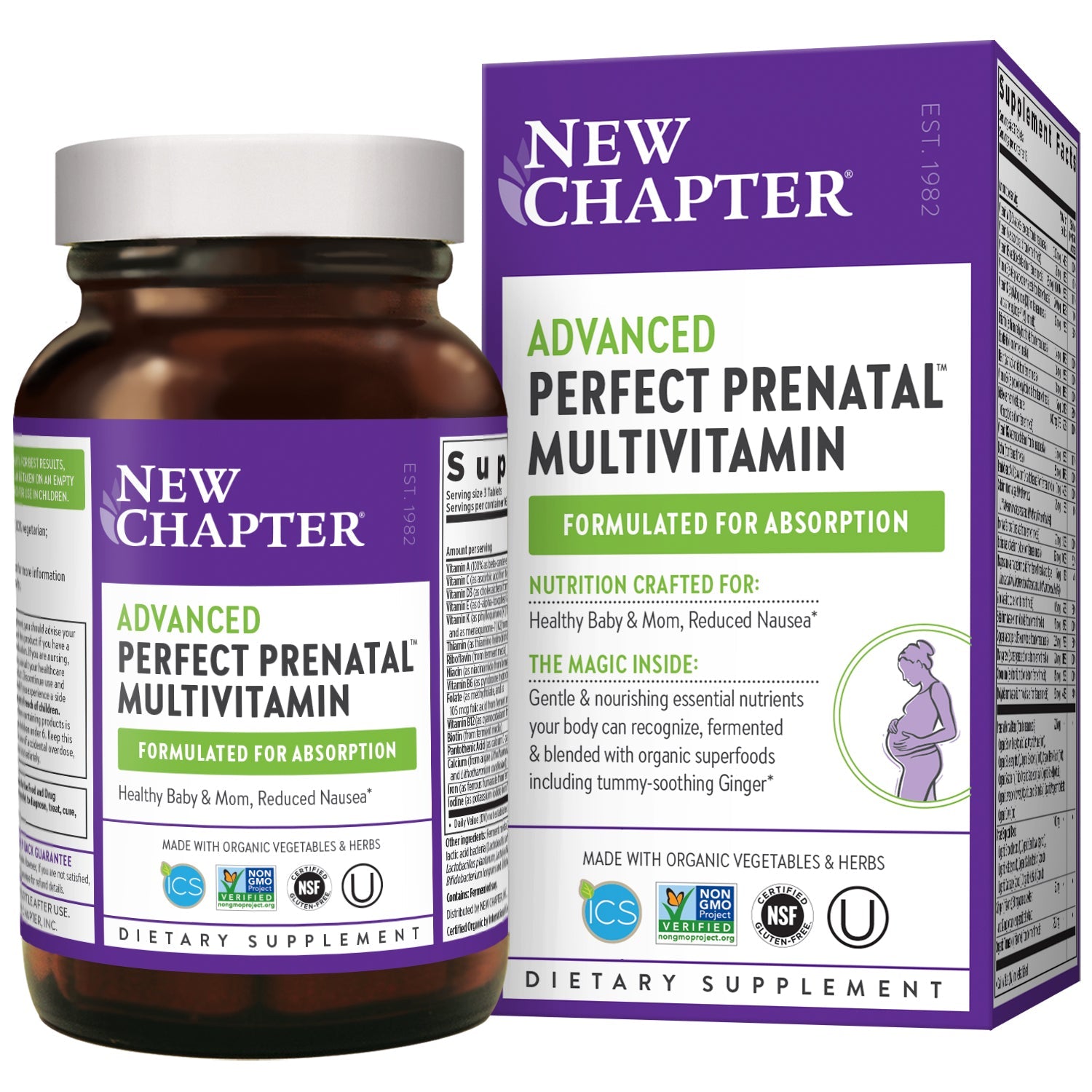 Perfect Prenatal Multivitamin 270 Tablets by New Chapter best price