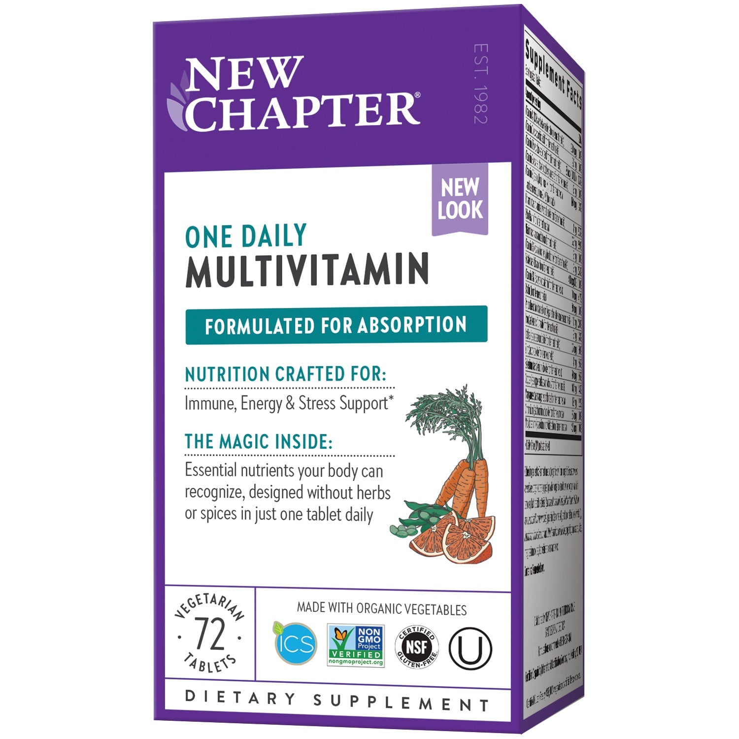 Only One Multivitamin 72 Tablets by New Chapter best price