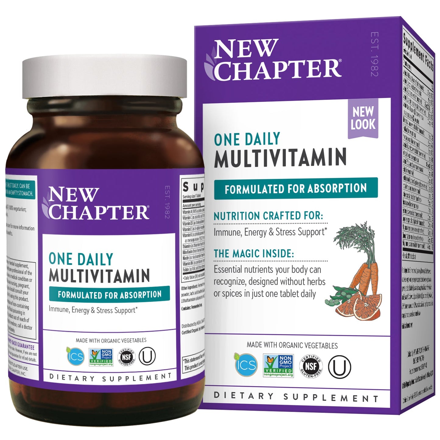 Only One Multivitamin 72 Tablets by New Chapter best price