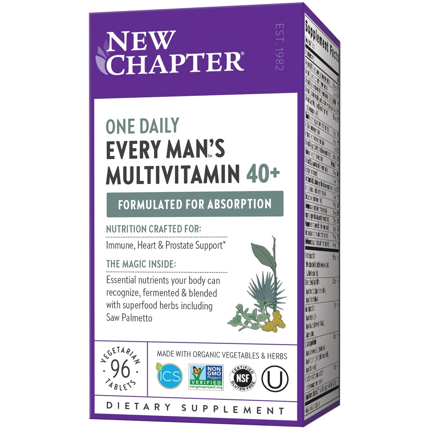 Every Man's One Daily Multi 40+ 96 Tablets by New Chapter best price