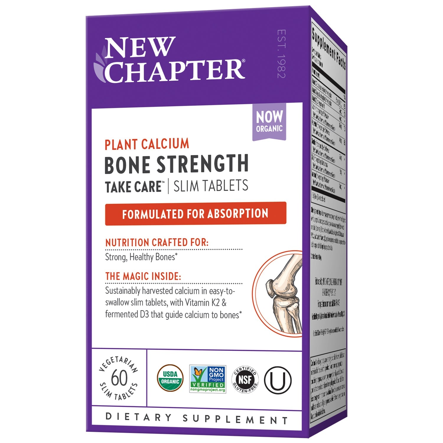 Bone Strength Take Care 60 Slim Tablets by New Chapter best price