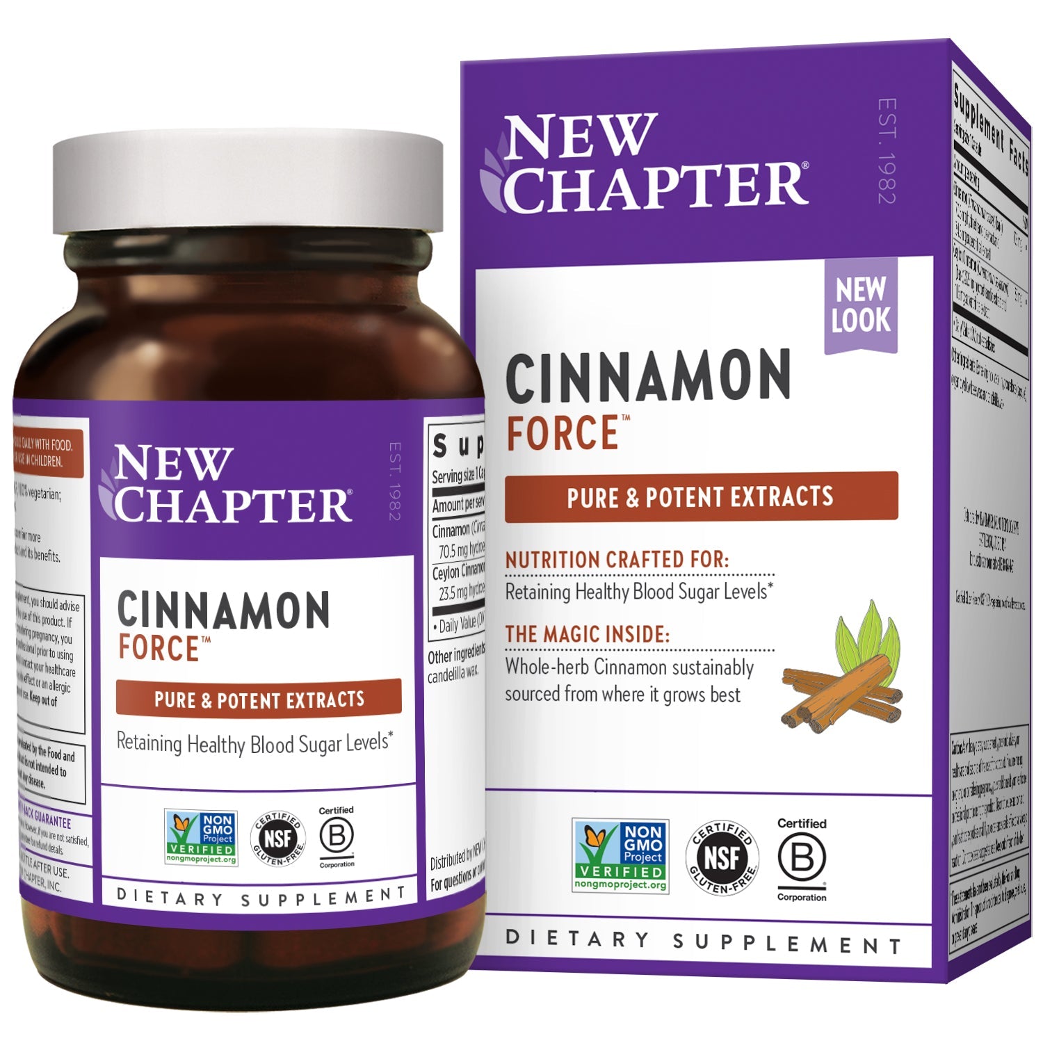 Cinnamon Force 30 Liquid VCaps by New Chapter best price