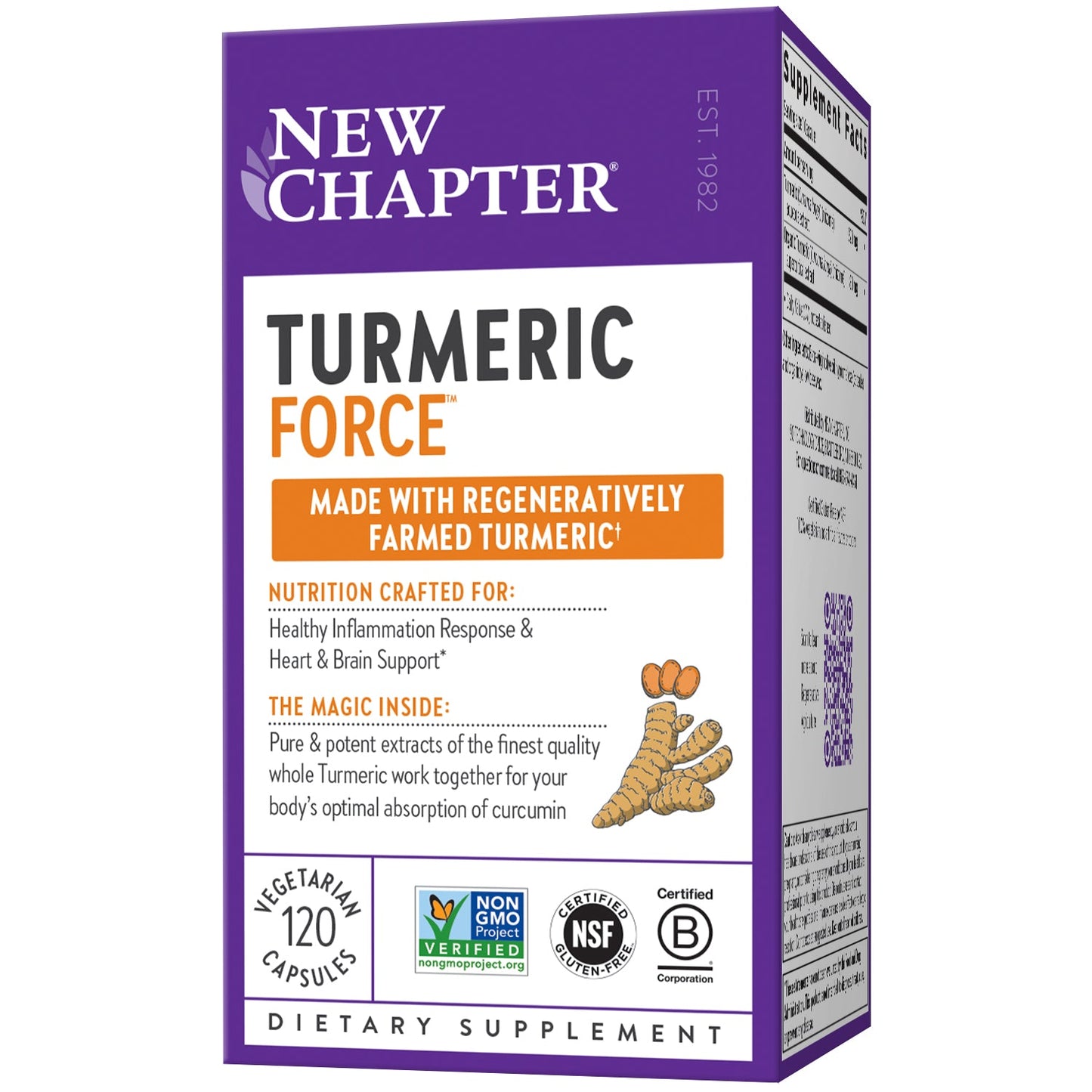 Turmeric Force 120 Liquid Vcaps by New Chapter best price