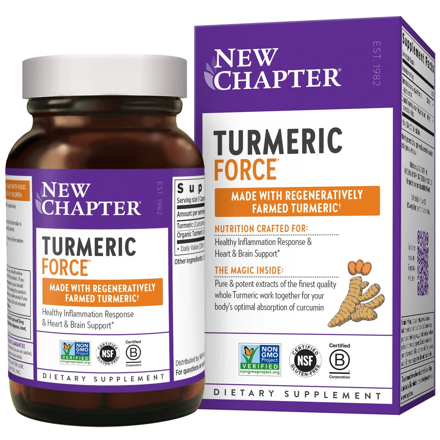 Turmeric Force 120 Liquid Vcaps by New Chapter best price