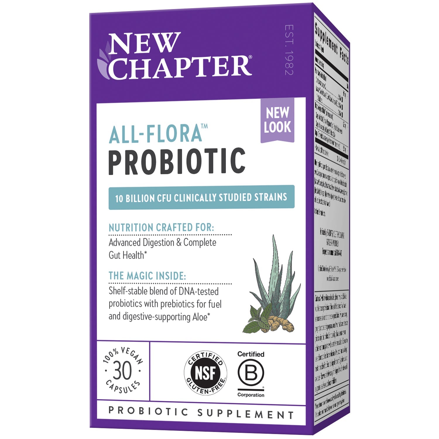 Probiotic All-Flora 30 Vegetarian Capsules by New Chapter best price