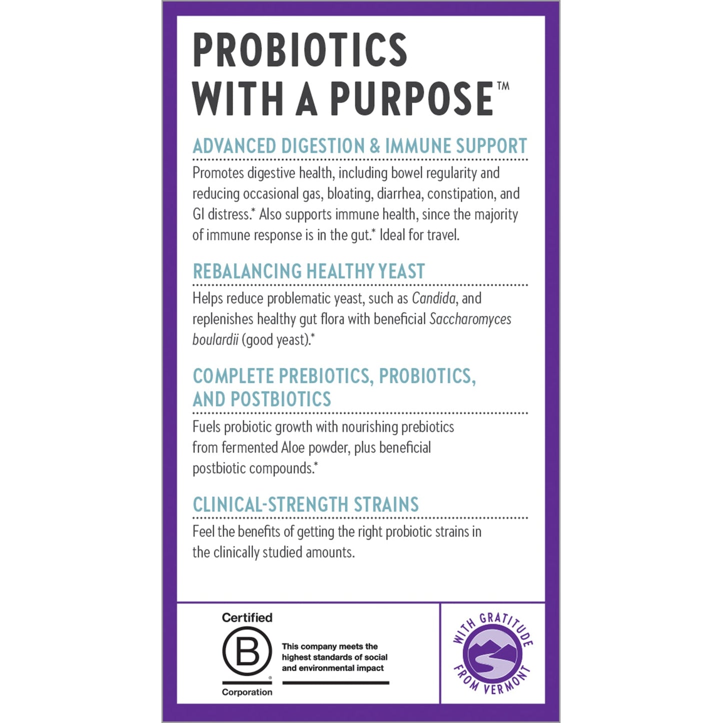 Probiotic All-Flora 60 Vegetarian Capsules