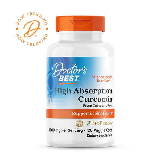 Best High Absorption Curcumin from Turmeric Root, 1000 mg Per Serving, 120 Veggie Caps