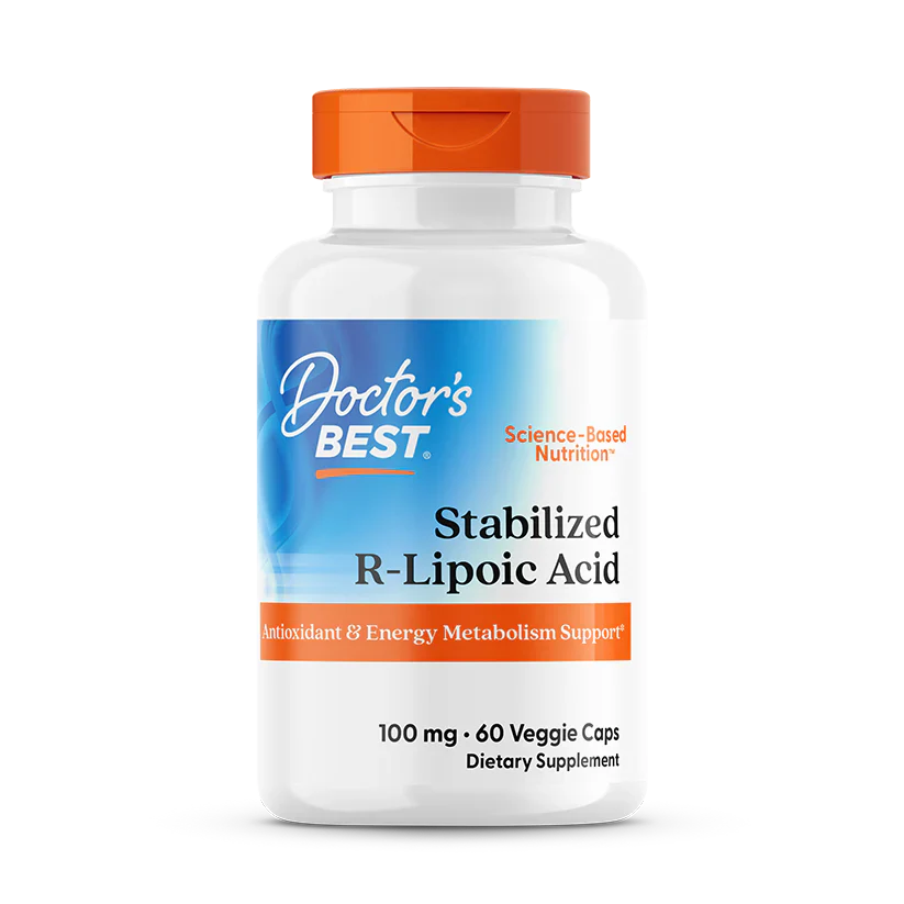 Stabilized R-Lipoic Acid 100 mg 60 Veggie Caps