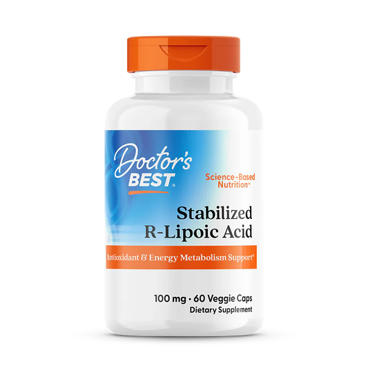 Stabilized R-Lipoic Acid 100 mg 60 Veggie Caps