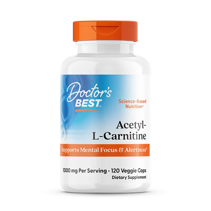 Acetyl-L-Carnitine, 1000 mg Per Serving, 120 Veggie Caps