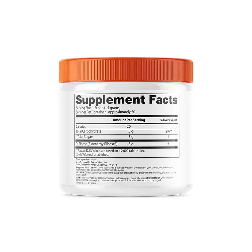 Pure D-Ribose Powder 8.8 oz (250 g)