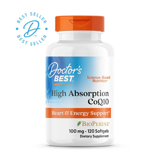 High Absorption CoQ10 100 mg 120 Softgels