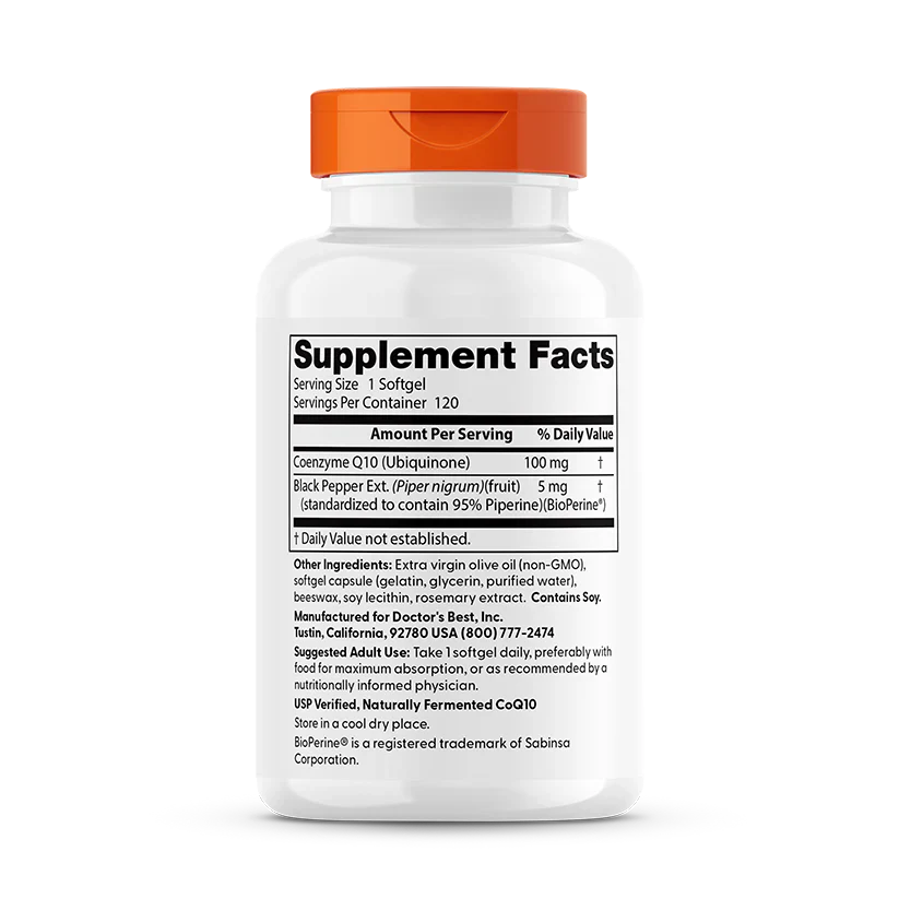 High Absorption CoQ10 100 mg 120 Softgels