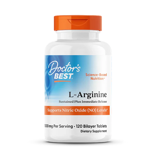 Arginine Sustained Plus Immediate Release, 1000 mg Per Serving, 120 Bilayer Tablets