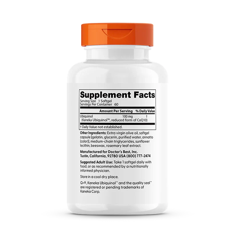 Ubiquinol 100 mg 60 Softgels