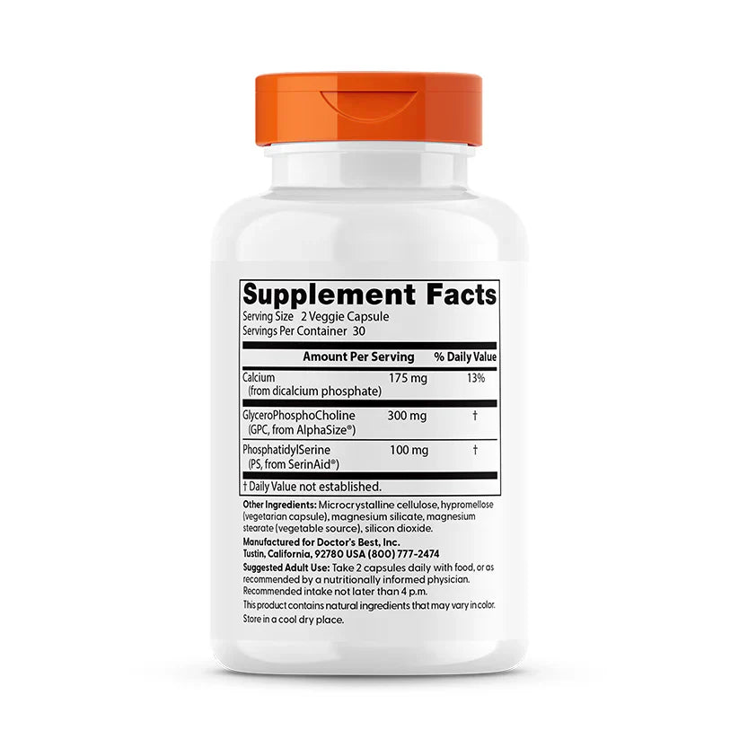 Natural Brain Enhancers 60 Veggie Caps