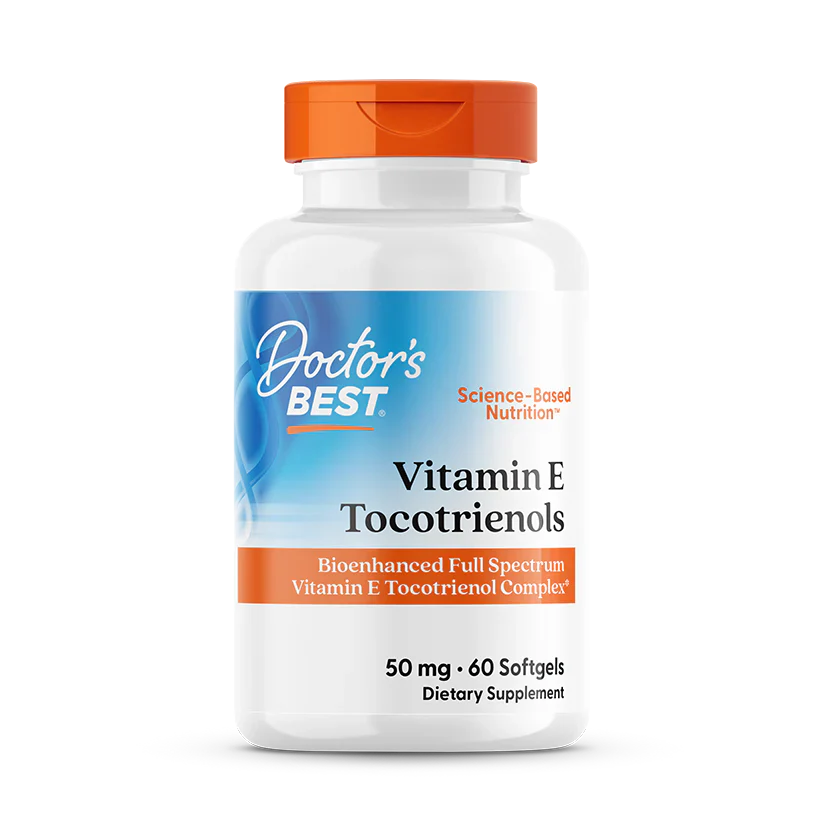 Doctor's Best, Tocotrienols with EVNol SupraBio, 50 mg, 60 Softgels