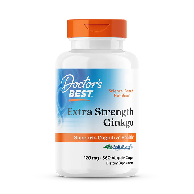 Extra Strength Ginkgo 120 mg 360 Veggie Caps