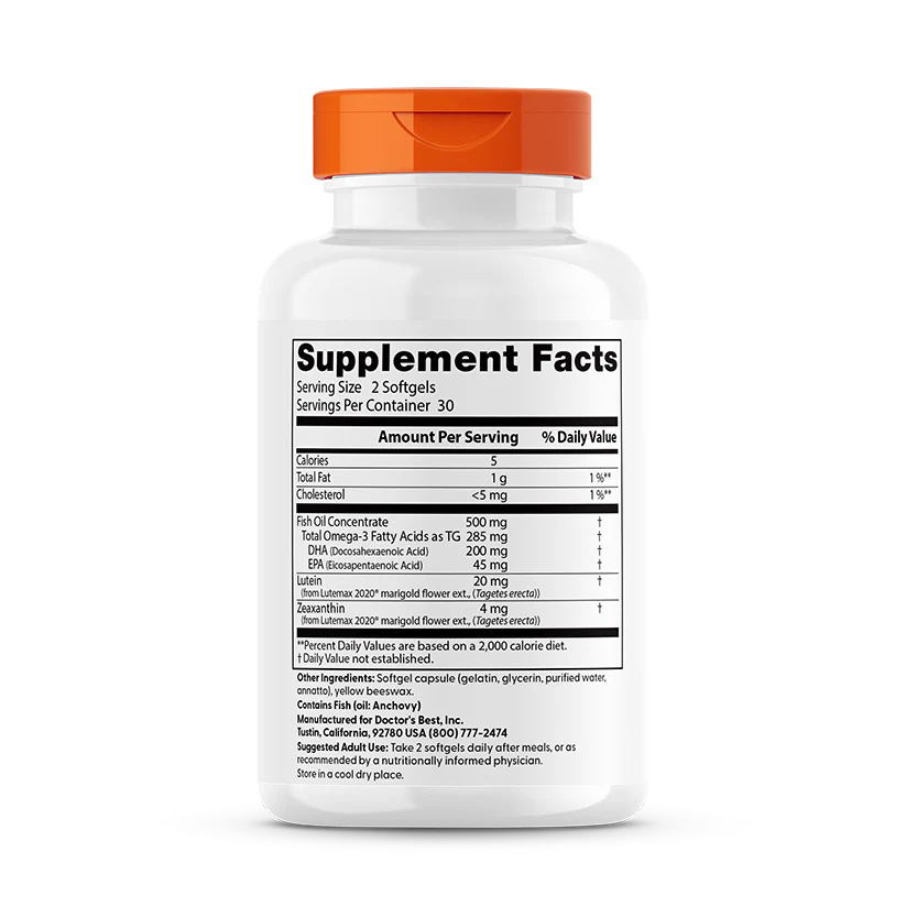 Natural Vision Enhancers 60 Softgels